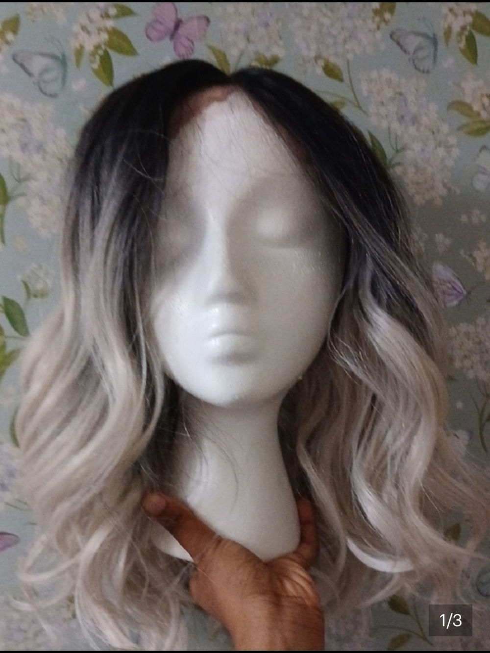 Women’s Ombre Wavy Wig - Blonde to Dark Brown & Rose Blonde Options - Picture 2 of 5